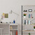 Relaxdays Standregal Industrial, hohes Bücherregal, offenes Design mit 6 Fächern, HBT 180x95x35 cm, aus PB/Metall, braun