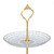 Etagere in Transparent/ Gold - (H)34 x Ø 25 cm 10042290_0