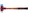 SIMPLEX-Schonhammer, TPE-soft / Superplastik; mit Tempergussgehäuse und hochwertigem Holzstiel | D=30 mm | 3017.030