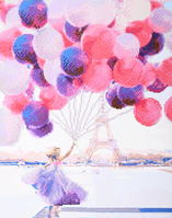 iPaint & Dot Kit: Lady with Balloons