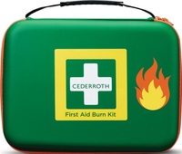 CEDERROTH 51011013 Erste-Hilfe-Tasche bei Verbrennungen B305xH245xT86ca.mm grün