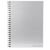 Pukka Pad A4 Wirebound Hard Cover Notebook Ruled 160 Pages Silver (Pack 5)