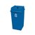 Paper Recycling Bin Base 132.5L Blue 324161 (Lid not included)