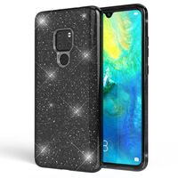 NALIA Glitter Case compatible with Huawei Mate20, Thin Mobile Sparkle Silicone Back-Cover, Protective Slim Shiny Protector Skin, Shockproof Crystal Gel Bling Smart-Phone Bumper ...
