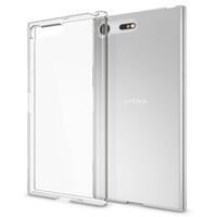 NALIA Case compatible with Sony Xperia XZ Premium, Transparent Back-Cover Ultra-Thin Protective Silicone Soft Skin Shockproof Crystal Clear Bumper Flexible Mobile Phone Slim-Fit...
