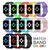 NALIA Silicone Cinturino Smart Watch compatible con Apple Watch Bracciale Ultra/SE Series 8/7/6/5/4/3/2/1, 42mm 44mm 45mm 49mm, per iWatch Orologio Fitness Donna e Uomo Giallo