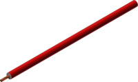 PVC-Schaltlitze, hochflexibel, FlexiVolt-2V, 2,5 mm², AWG 14, rot, Außen-Ø 3,9 m
