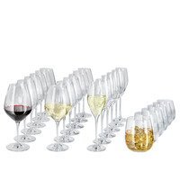 Kristallglas-Set Leya 24-teilig; 22.1 cm (H); transparent