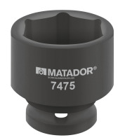 MATADOR Kraft-Steckschlüsseleinsatz, 12,5(1/2): 16 mm