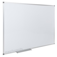 Magiboards Slim Magnetic Whiteboard Aluminium Frame 900x600mm