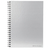Pukka Pad A4 Wirebound Hard Cover Notebook Ruled 160 Pages Silver (Pack 5)