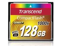 CF 1000X 128GB CompactFlash 1000x 128GB, 128 GB, CompactFlash, MLC, 160 MB/s, 120 MB/s, Black
