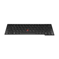 Keyboard (US ENGLISH) 00HW763, Keyboard, US English, Keyboard backlit, Lenovo, ThinkPad Yoga 14 Toetsenborden (geïntegreerd)