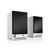 Powered Bookshelf Speakers HD3 Bluetooth, Gloss White (Pair) Hangszórók