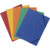 Packung mit 5 Eckspannmappen, mit Gummizug ohne Klappen, bedruckt, Colorspan-Karton 355g, für Format DIN A4 - Farben sortiert