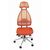 Designer office swivel chair, with head rest and mesh back rest