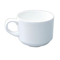 Churchill Alchemy Tea Cups in White Porcelain - 212 ml - Pack of 24