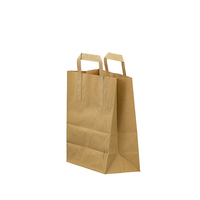 Large brown paper carrier - 10x5.5x12 inches - pack of 250