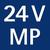 Verlängerung MP2 24VDC max. 8A, Leitung 1.8m, sw