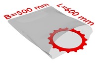 PE-Flachbeutel, 500 x 600 mm, 50 µ, transparent