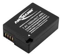 ANSMANN Kamera Akku DMW-BLC12 7,4V 1000 mAh, für Panasonic Lumix G... uvm.