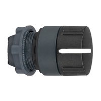 Drehschalter, Frontelement, Harmony XB5, Kunststoff, 22mm, schwarz, 2 Stellungen, rastend