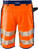 HighVis Jogger Shorts Kl.2, 2513 SSL Warnschutz-orange - Rückansicht