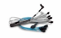 Broadcom Tri Mode Kabel für 95xx Adapter Generation SlimSAS x8 (STR) SFF8654 auf 8x U.3 SFF8639 100cm (Direct)