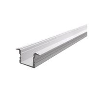 ET-02-12, hohes T-Profil für 12-13.3mm LED Strips, 200cm, matt-weiß