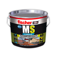 Fischer 534619 Sellante impermeabilizador polímero MS líquido 4 KG gris