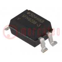 Optocoupler; SMD; Ch: 1; OUT: transistor; Uinsul: 5.3kV; Uce: 55V
