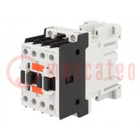 Contactor: 3-pole; NO x3; Auxiliary contacts: NO; 24VDC; 25A; BF