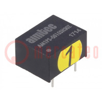 Converter: DC/DC; 1W; Uin: 4.5÷5.5V; Uout: 15VDC; Iout: 67mA; DIP8