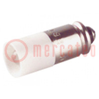 LED lamp; red; S5,7s; 24VDC; 24VAC; No.of diodes: 1
