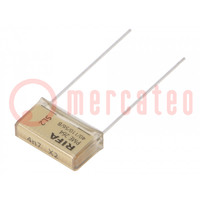 Capacitor: paper; X2; 4.7nF; 660VAC; 15.2mm; ±20%; THT; PME264