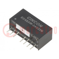 Converter: DC/DC; 5/6W; Uin: 9÷36V; Uout: 3.3VDC; Iout: 1500mA; SIP8