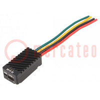 DC-motorcontroller; analoog,RC,TTL,USB; 30A; Uin motor: 6÷34V