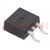 Diode: rectifying; SMD; 600V; 8A; 35ns; TO263AB; Ufmax: 1.3V; 50W