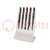 Kit: tweezers; for precision works; ESD; 5pcs.