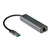 ROLINE Convertisseur USB 3.2 Gen 1 - Gigabit Ethernet + Hub 3 ports