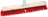 Straßenbesen mit Stielhalter, aus Elaston, rote Kunstborsten, ohne Stiel, Breite: 600 mm