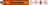 Rohrmarkierer mit Gefahrenpiktogramm - Chromsäure, Orange, 2.6 x 25 cm, Seton