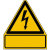 Warnschild Warnung vor gefährlicher elektrischer Spannung, Alu, 21,00x24,50 cm DIN EN ISO 7010 W012 + Zusatztext ASR A1.3 W012 + Zusatztext