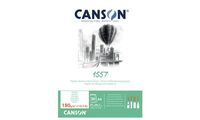 CANSON Skizzenblock 1557, DIN A4, 180 g/qm, rein weiß (5067509)