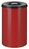 Feuerlöschender Papierkorb 110 Liter, VB 111000, Rot, Schwarz