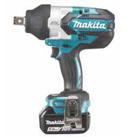 Makita Akku-Schlagschrauber DTW1001RTJ, 18 V, incl. 2 Akku LXT 5 Ah, Schnellladegerät, MAKPAC