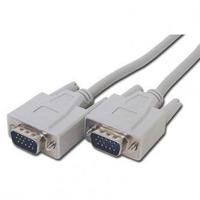 Video Kabel VGA (D-Sub) (M) - VGA (D-Sub) (M), 3m, szary, Logo blistr