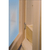 Anwendungsbild zu Sepa Einlass-Scharnier, 88x18 mm, ÖW 180 Grad, Messing vernickelt matt