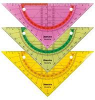 Flex Geometrie Dreieck 16 cm, biegsam, neonfarben sortiert