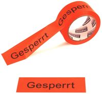 Warndruck-Klebeband_Gesperrt_schwarz_auf_fluor-orange_50mmx66m